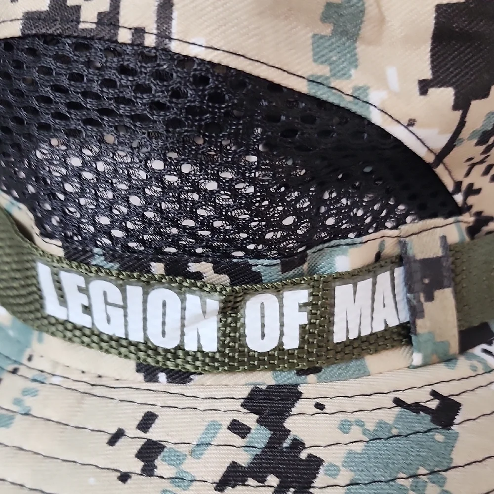 Legion of Mars Digital Camo Bucket Hat Chin Strap Outdoor Hat 22.5
